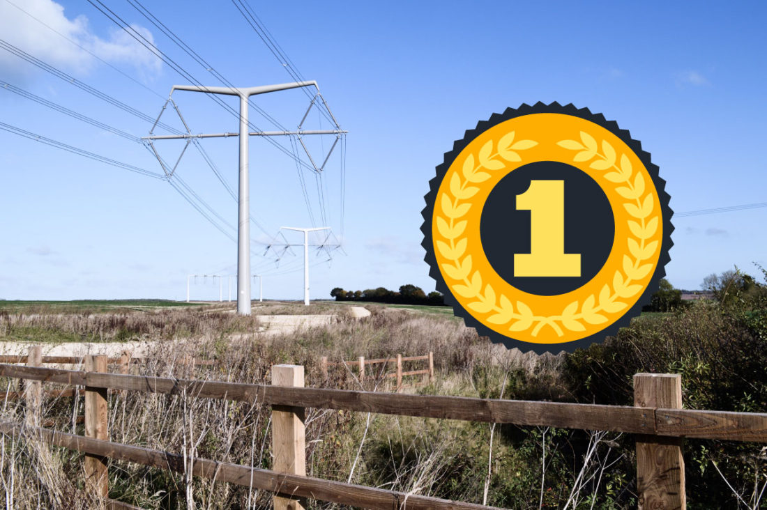 Cigré pylon award 2017 gold T-pylon