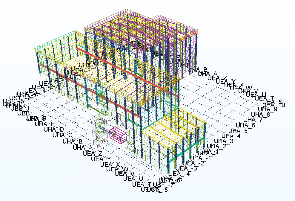 hooton bio power plant structural model steel