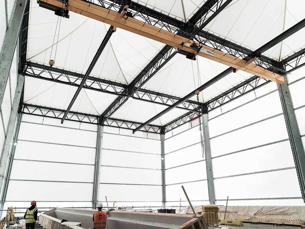 construction site tent