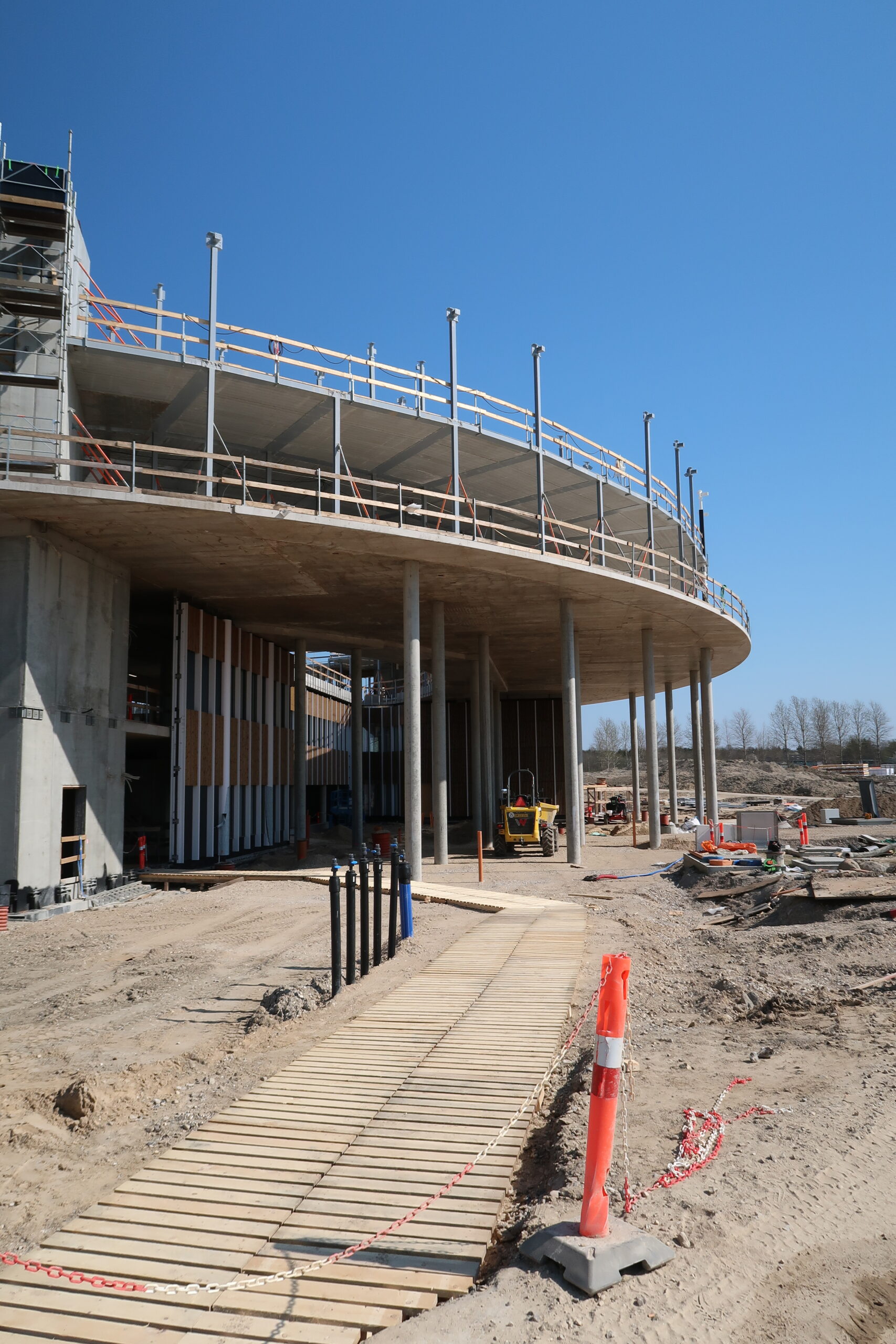 Nyt hospital nordsjælland konstruktion byggeplads