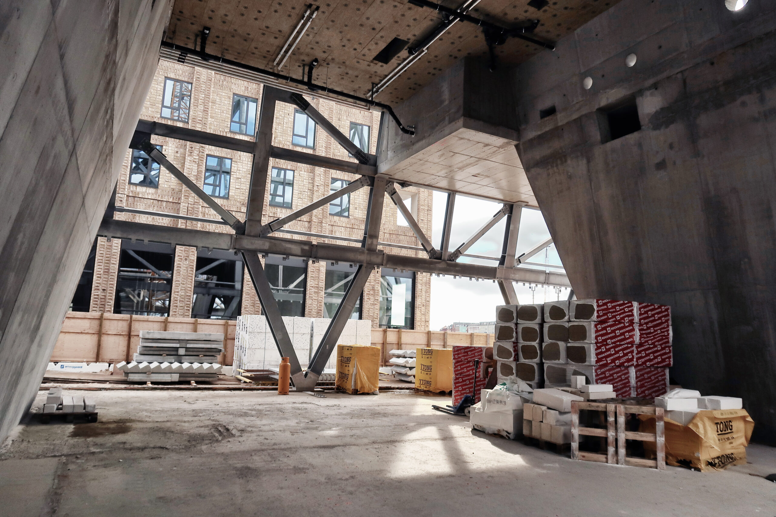 Water culture house papirøen paper island copenhagen steel structure