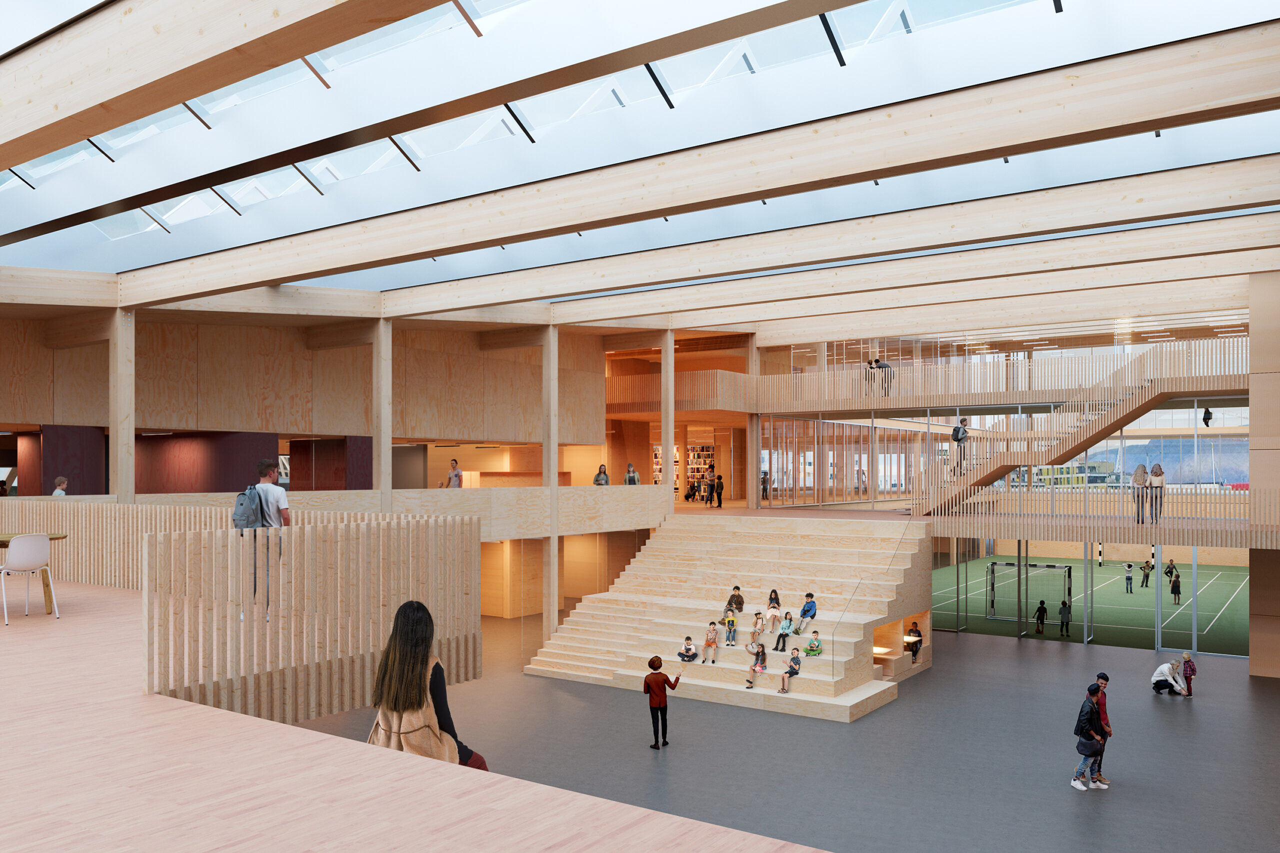 Vogabyggð skole bro school bridge competition konkurrence