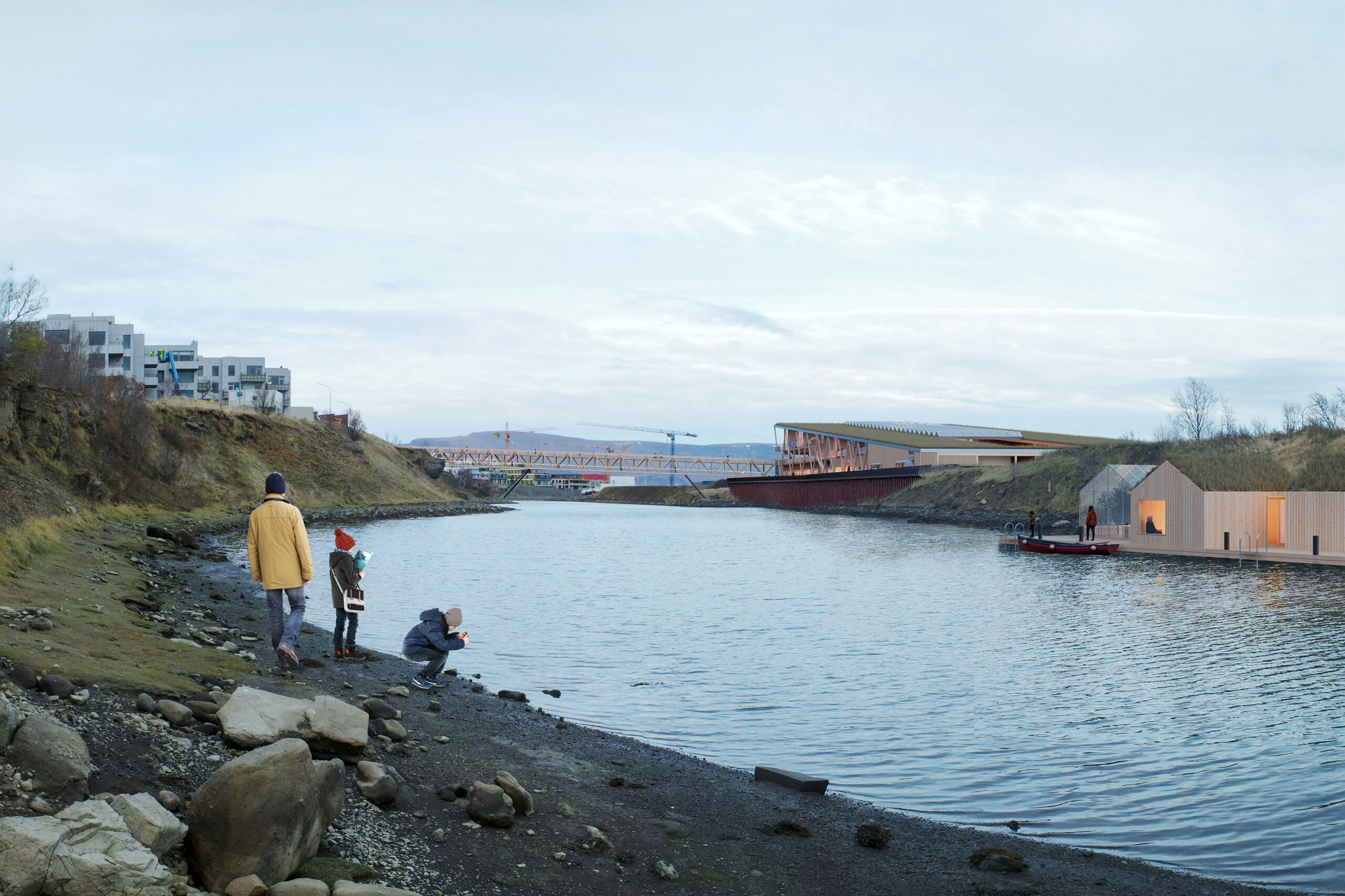 Vogabyggð skole bro school bridge competition konkurrence