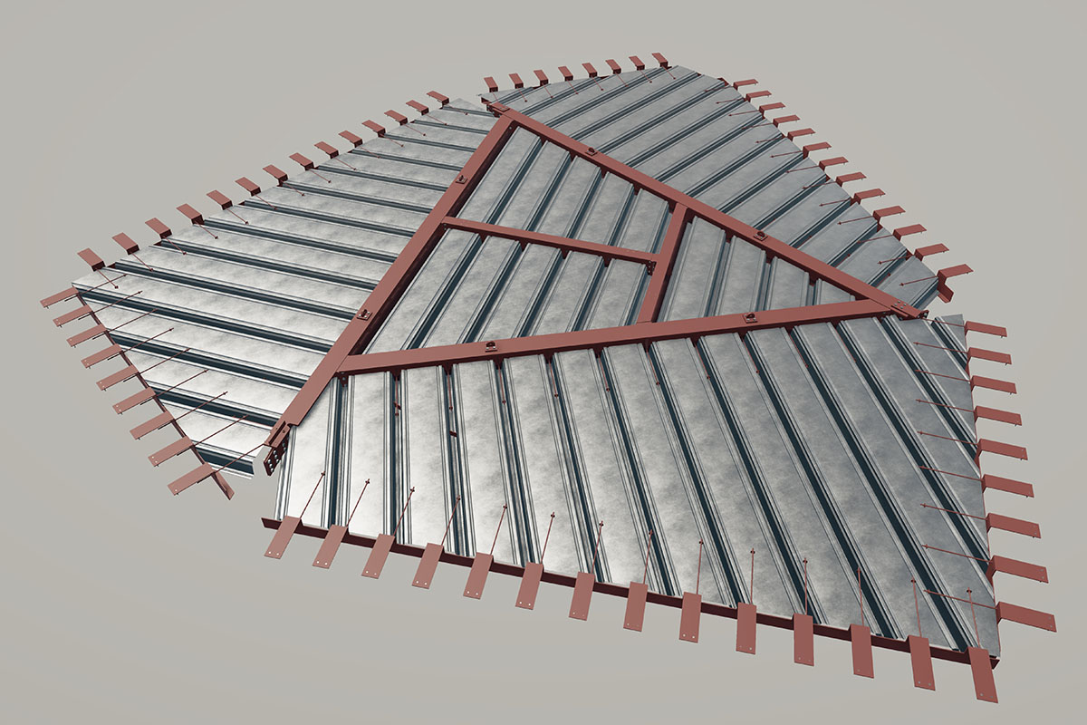 Gladsaxe company house atrium ombygning tekla